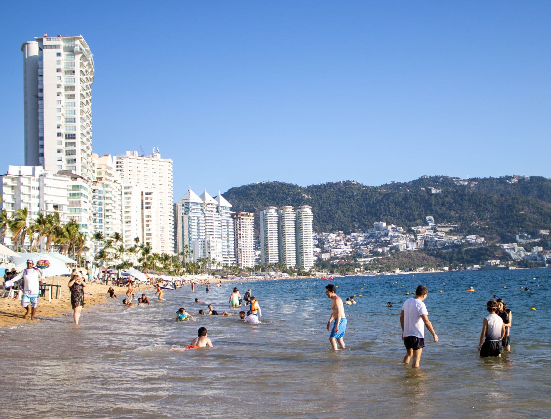 Bahía de Acapulco al atardecer