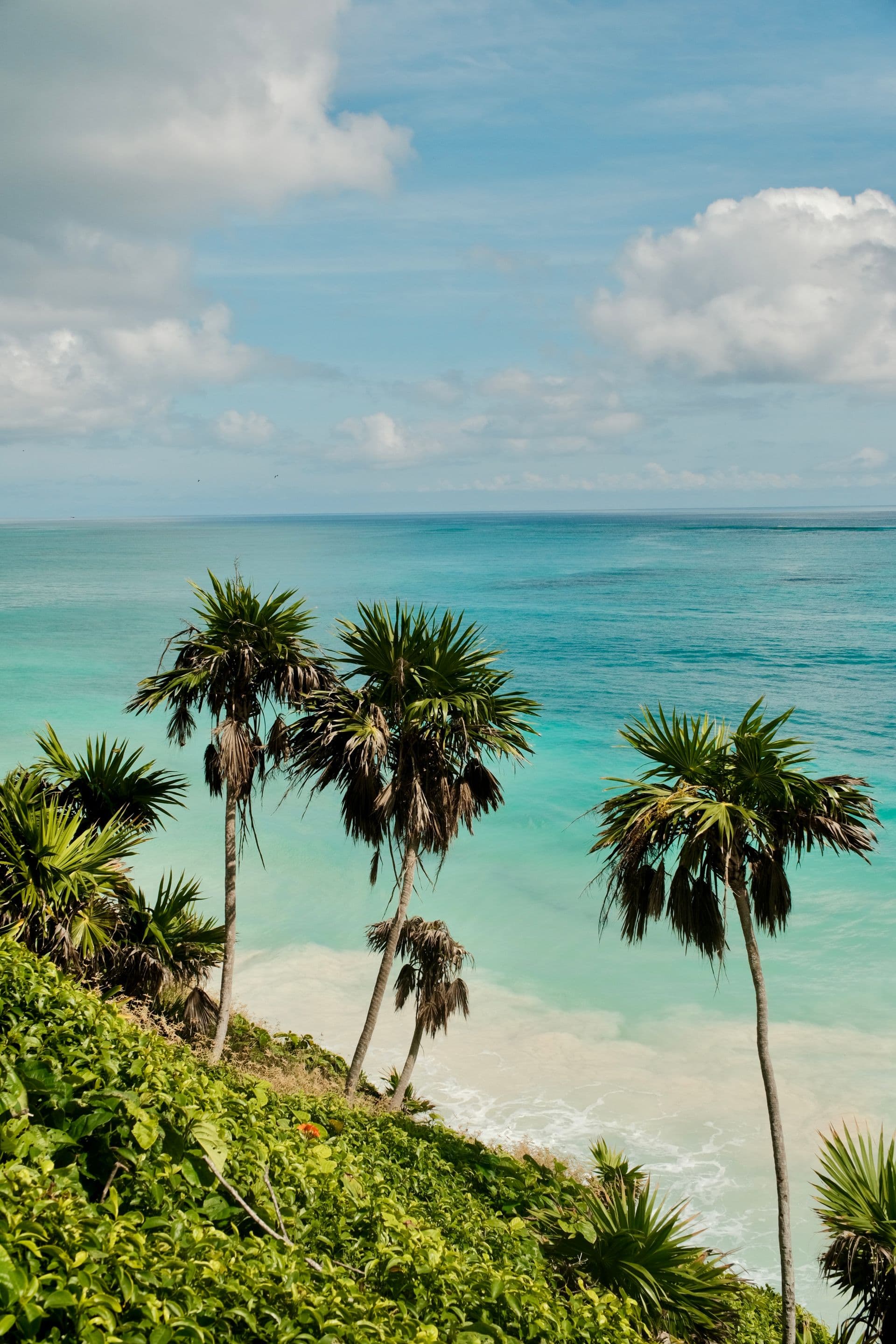 Mar azul del Pacífico
