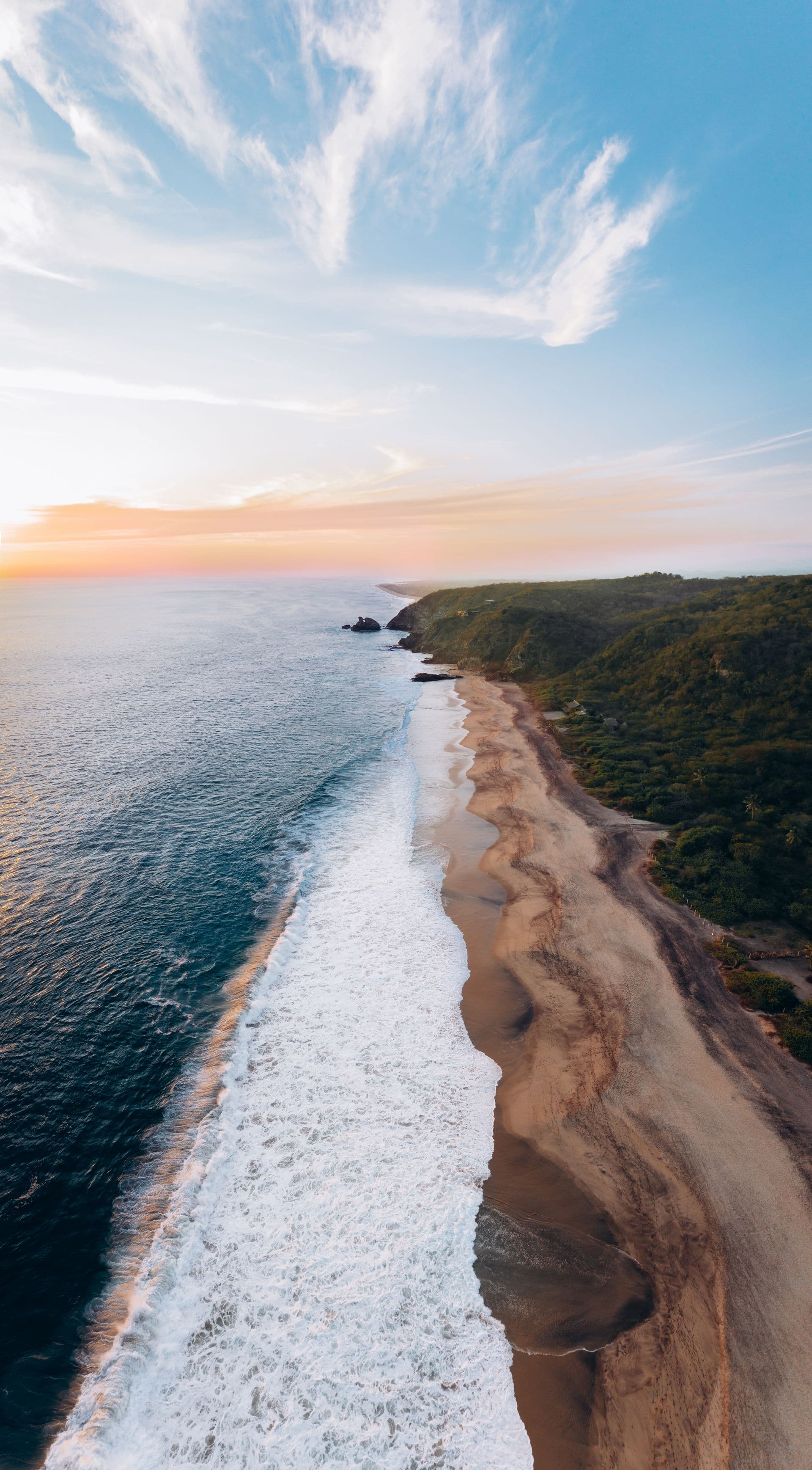 Orilla del mar en Acapulco