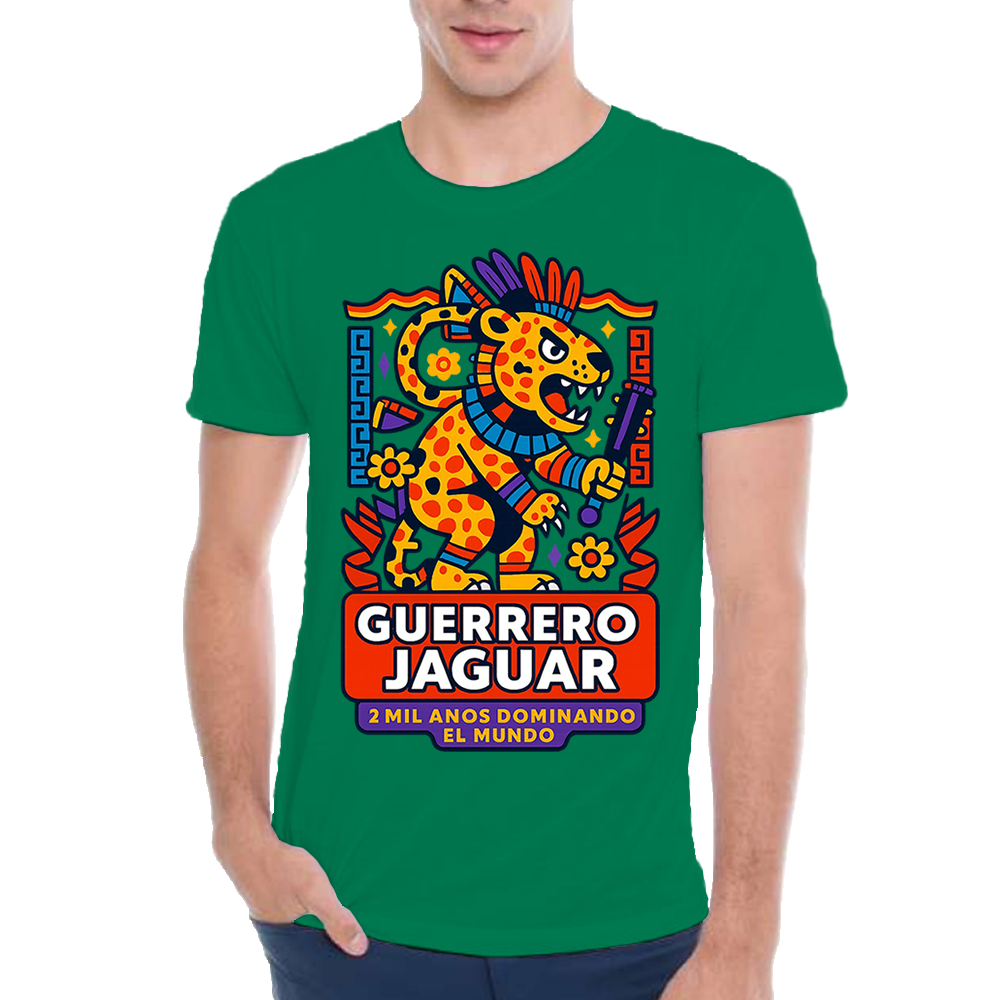 Guerrero Jaguar Playera 410 C Verde Manzana