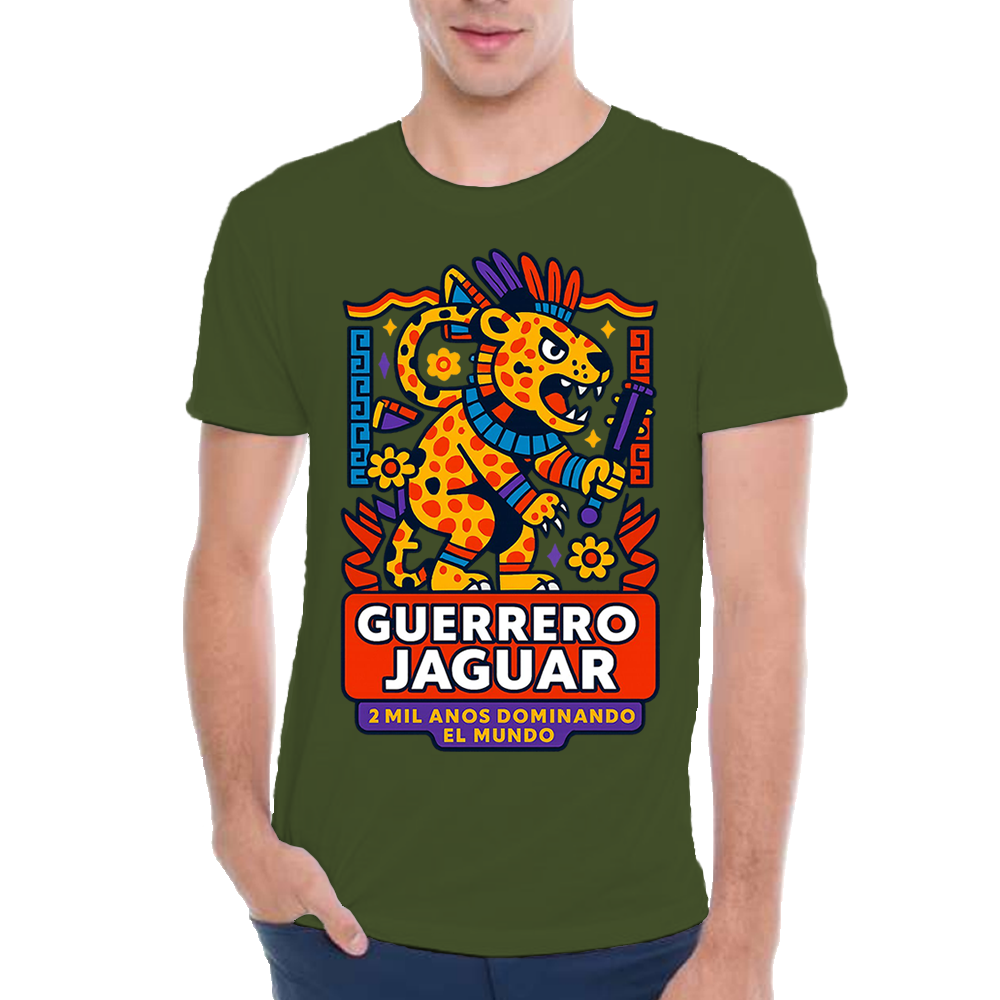 Guerrero Jaguar Playera 410 C Verde Militar